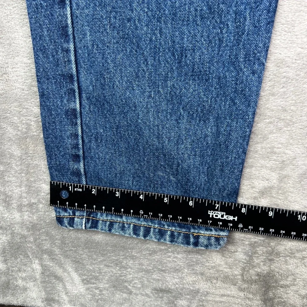 Levi's 505 Jeans Mens 32x32 Blue Medium Wash Straight Leg Western Cowboy Denim